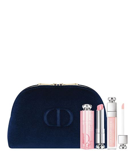 3-pc. dior addict lip makeup gift set|Dior Addict lip gloss.